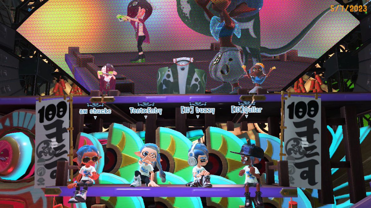 buzzy_spl's tweet image. splatfest w the captain :D @KallMeQul