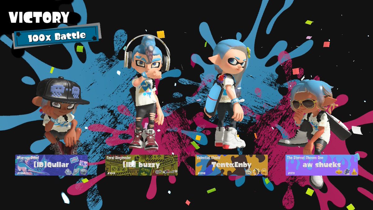 buzzy_spl's tweet image. splatfest w the captain :D @KallMeQul