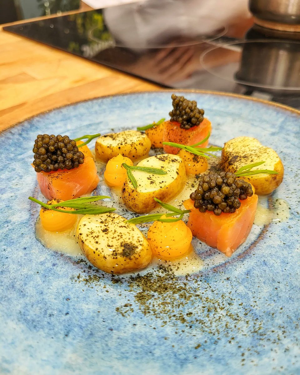 CardiffMenu's tweet image. Some great cooking demonstrations at Cardiff Foodies Festival today. Tommy Heaney from @HeaneysCardiff and Hwyel Griffith from @BeacHouseOxwich