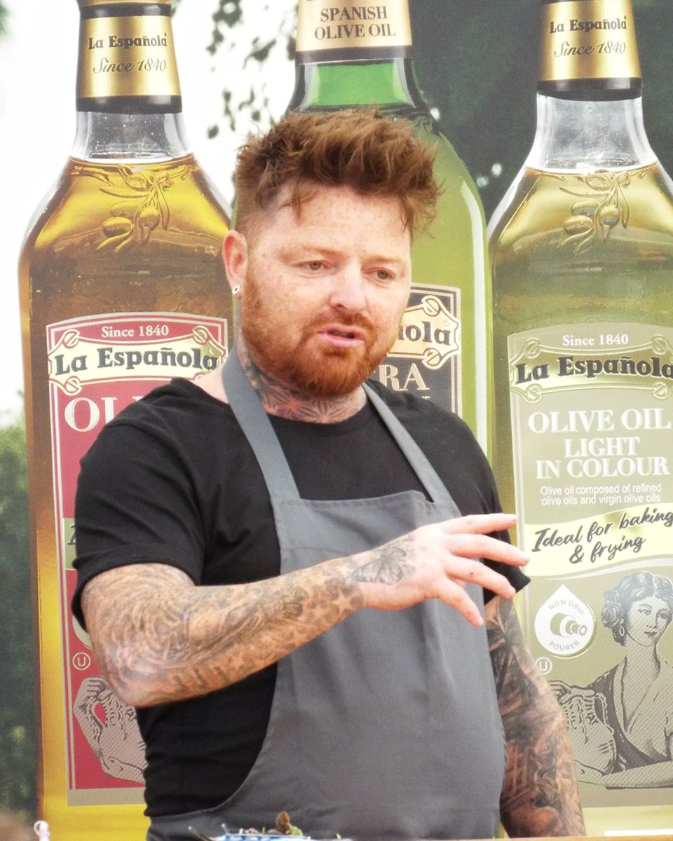 CardiffMenu's tweet image. Some great cooking demonstrations at Cardiff Foodies Festival today. Tommy Heaney from @HeaneysCardiff and Hwyel Griffith from @BeacHouseOxwich