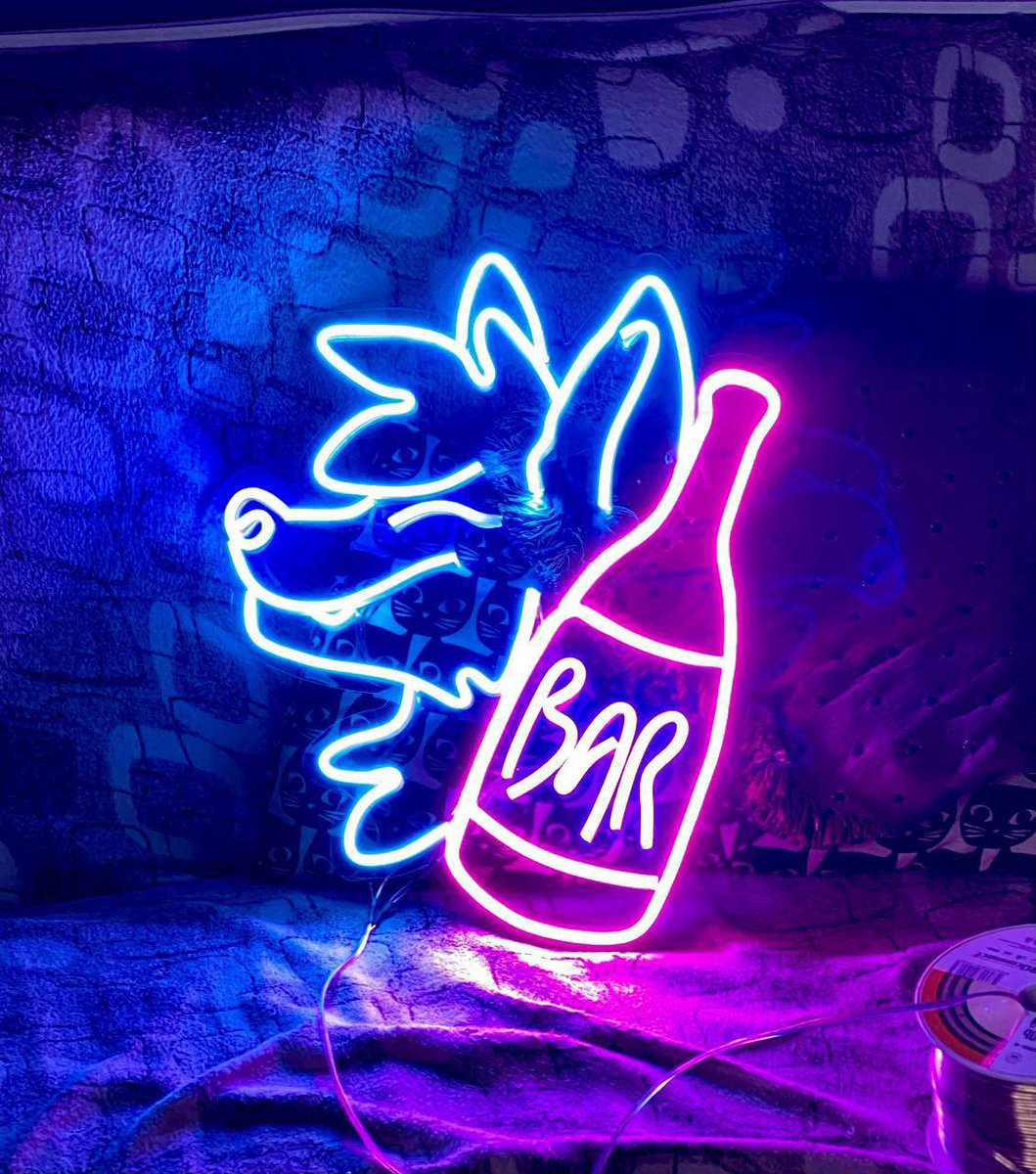 Homebar sign #neon #customneon #barligjt
