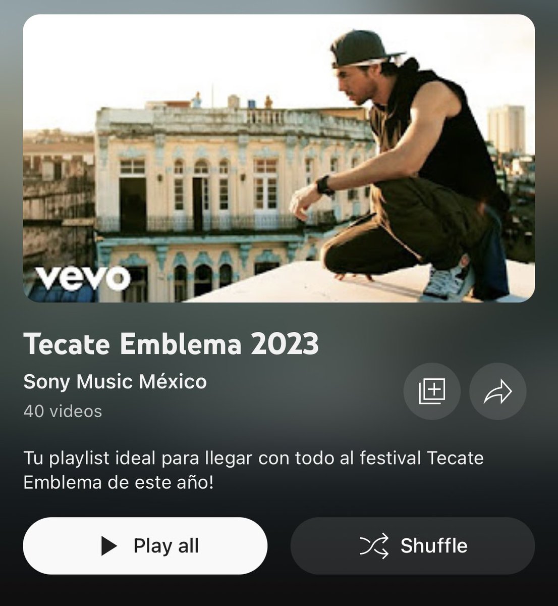 Nos vemos en 6 días! #EnriqueIglesiasMexico #Emblema youtube.com/playlist?list=…