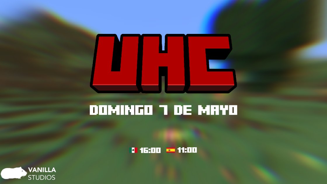 vanillaestudios's tweet photo. EVENTO UHC 🔴

Streamers pequeños  , o personas interesadas entrar al discord 

📢https://t.co/UcCXogUSTn

HOY A LAS 4PM https://t.co/7Sr1H95xQb