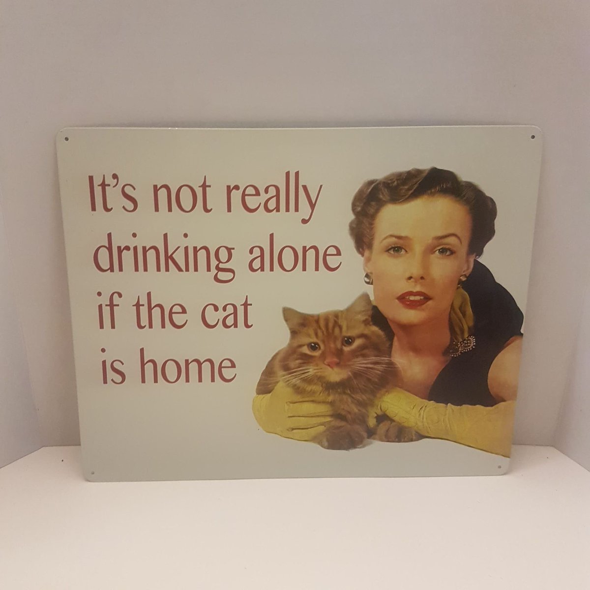 Really cute tin cat sign tuppu.net/6bd6e6dc #kitchenconnection #Etsy #BarSign