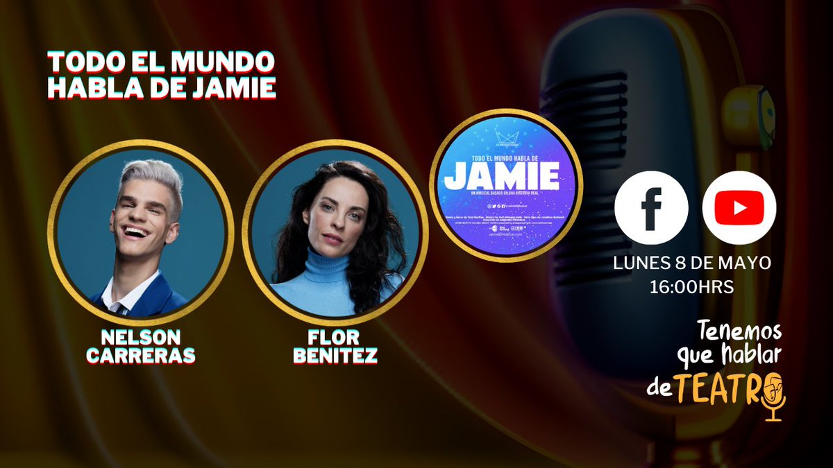 ¿Ya escucharon? 👂

Mañana tenemos que hablar de Jamie con <a href="/SoyNelsonC/">Nelson Carreras Oficial</a> y Flor Benitez 🗣️

🎯Nos vemos en vivo a las 4:00pm

📺YouTube: youtube.com/watch?v=2zfCjH…
📺Facebook: facebook.com/events/1070400…