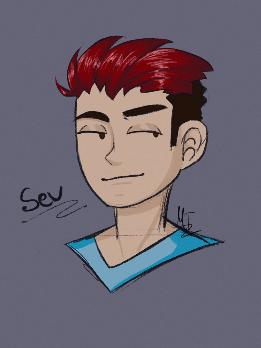 FloofsArt's tweet photo. Another youtuber!This time it’s a little cartoon version of Sev! #myart #fanart #fanartyoutuber #Sev #germanyoutuber https://t.co/I2Rgw6ElIC