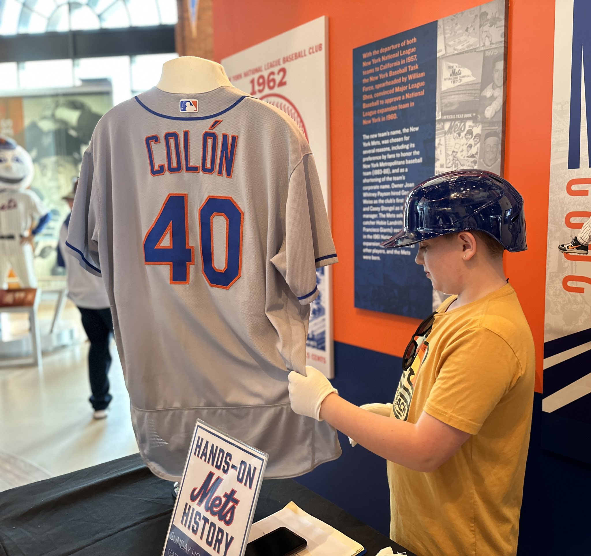 Citi Field on X: Today at the Mets Hall of Fame: Get your photo with a  game-used Bartolo Colón jersey as part of the #HandsOnMetsHistory program!   / X