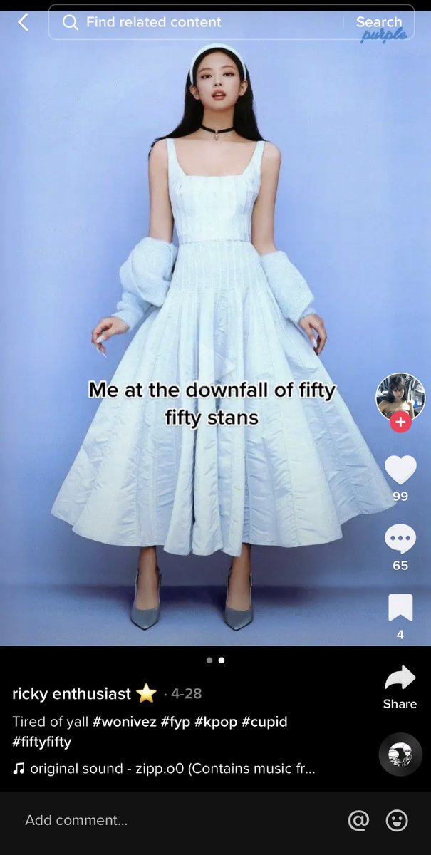 FiftyReport's tweet photo. Please go report this account on TikTok. They made a viral post about the plagiarism allegations and made other malicious posts about Fifty Fifty and Hunnies. #FIFTYFIFTY_Cupid #FIFTYFIFTY

https://t.co/awEeAiMiCe

Block🚫 Report📣 Don’t engage❌ https://t.co/s1Cz3e4Rf1