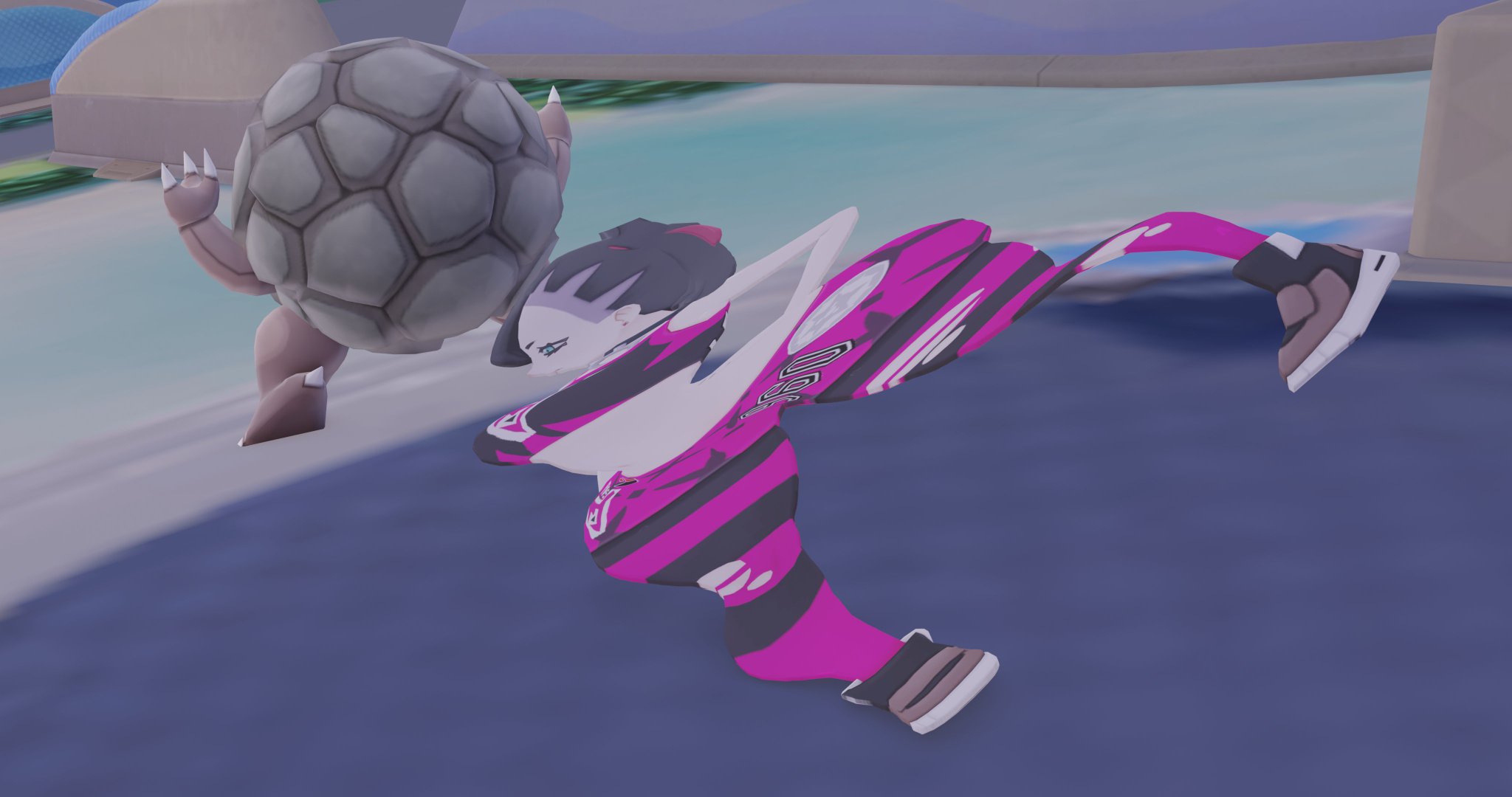 Floppy Fia on Twitter "Marnie get's rolled quick lazy render https