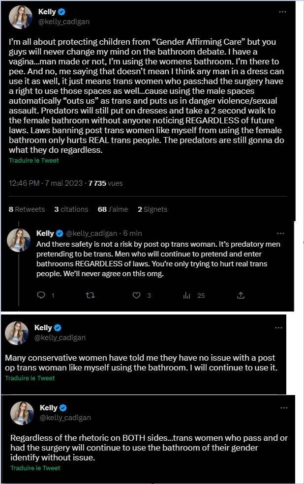 maxgag23's tweet photo. @kelly_cadigan According to you she shouldn't use it. Or does Blaire get a free pass? https://t.co/CgQtriHcVR