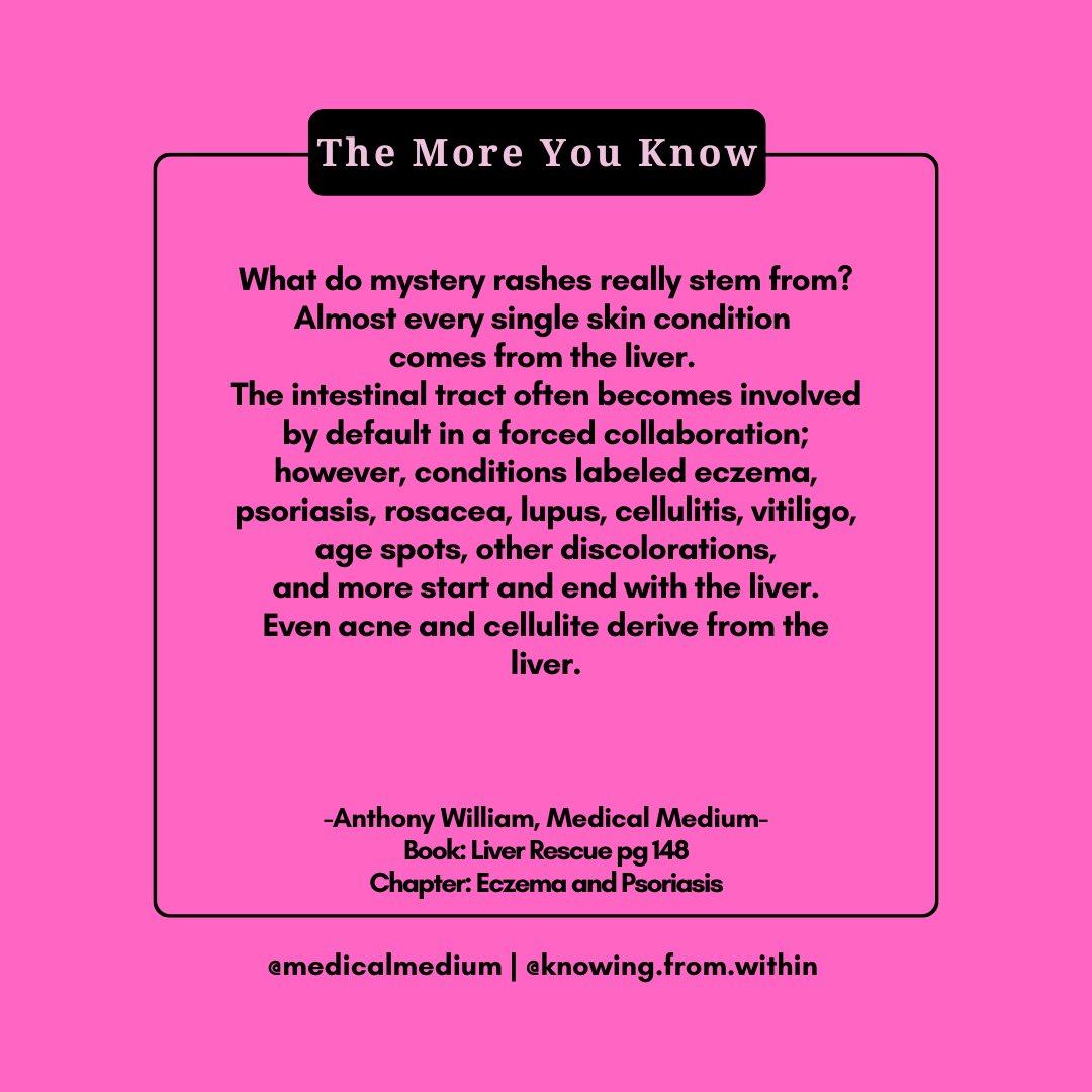 knowing_within_'s tweet photo. #skinconditions #mysteryrash #eczema #psoriasis #rosacea #lupus #cellulitis #vitiligo #agespots #liverspots #acne #cellulite #seborrheickeratosis #medicalmedium #thetruth #liverrescue #saveyourself https://t.co/1XlI2mAESE