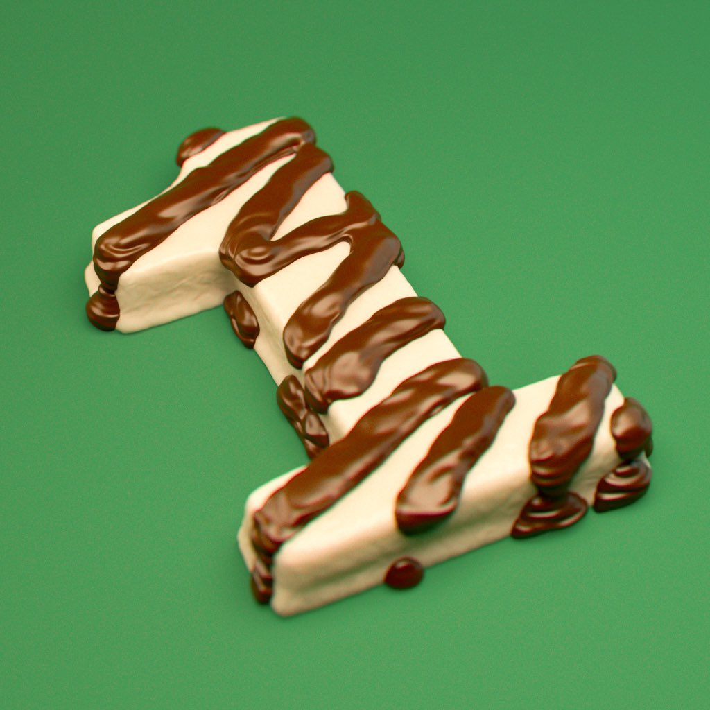 joe_walker's tweet photo. Number - 1 / “Zebra Cake”
-
#36daysoftype #36days_1 #c4d #3d #redshift #zbrush #cinema4d #confections #zebracake #littledebbie https://t.co/K4aOGniVNy
