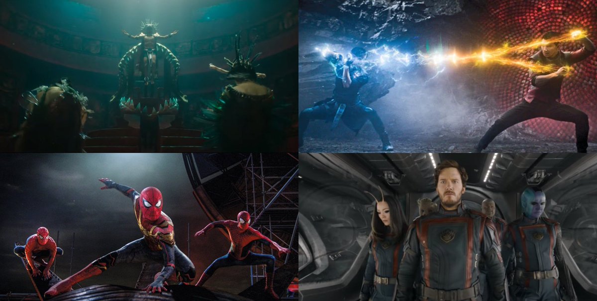 Post-ENDGAME, #MarvelStudios was only successful in delivering these 4 pieces of content ❤️‍🔥

Talking only about movies! What do you think?

#ShangChi #BlackPanther2 #SpidermanNoWayHome #GuardiansOfTheGalaxyVol3 #BlackPanther #Spiderman