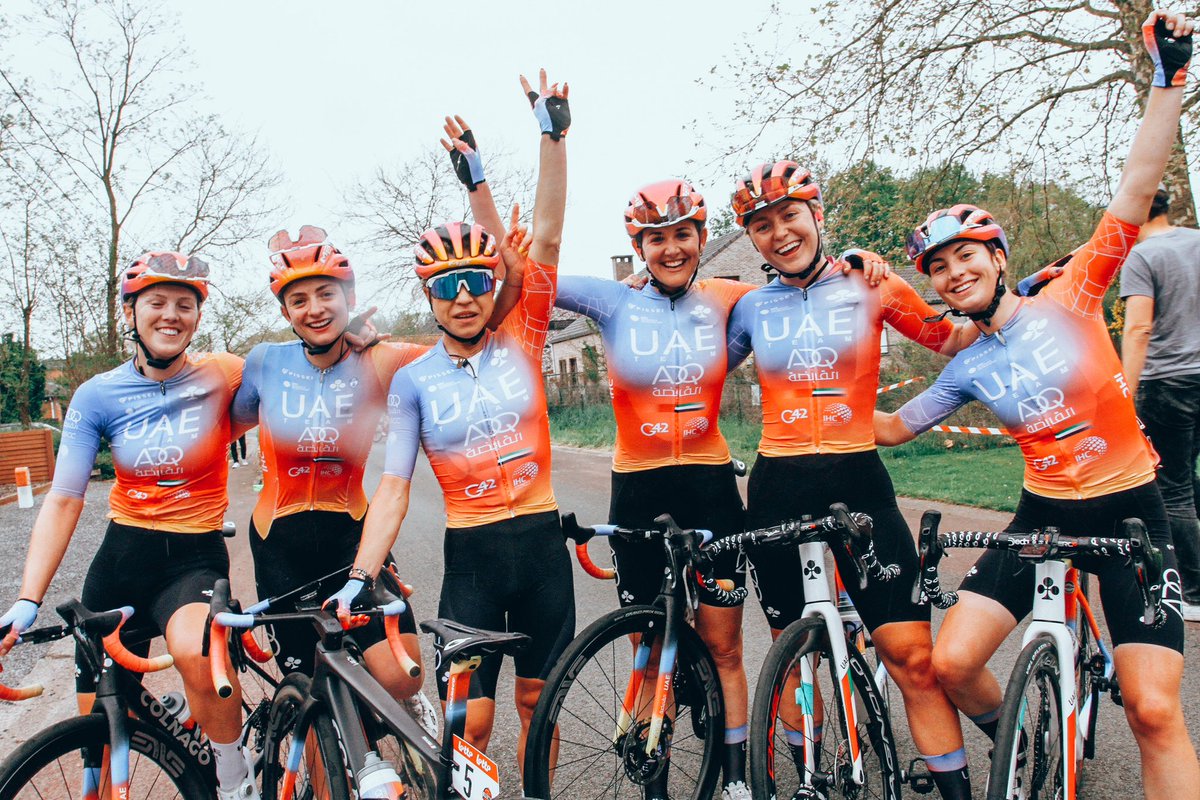 First one with @uaeteam_adq
Thanks girls and staff for the support🙏💋