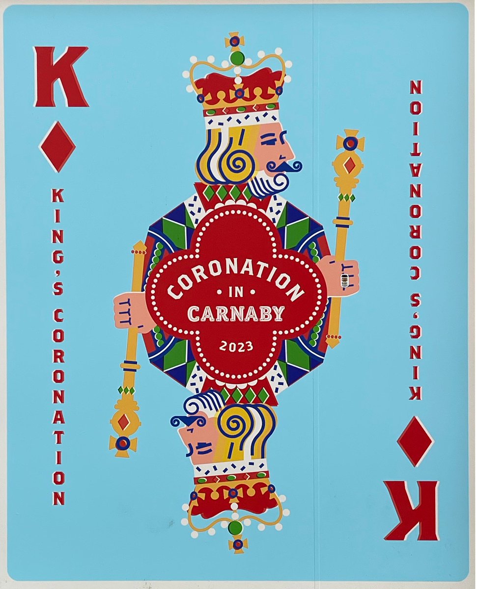 The King of Carnaby... #Coronation #London #KingCharlesIII