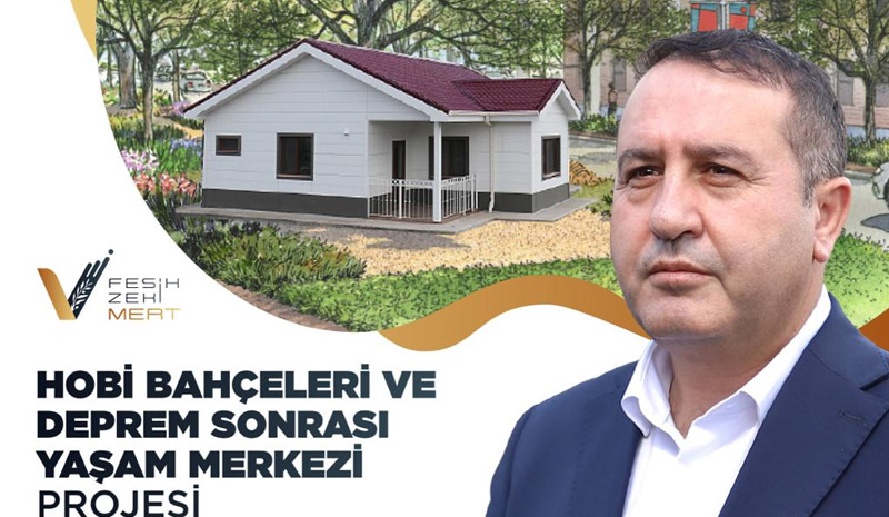 MERT; “BU YAPILAR, DEPREM ÖNCESİ DE SONRASI DA BÜYÜK İHTİYAÇ”
Açıkladığı 48 projeden biri olan ‘Hobi Bahçeleri’nin deprem sonrasında geçici barınma merkezi olarak değerlendirilebileceğini aktaran Bağımsız Milletvekili Adayı Fesih Zeki Mert, Bingöl’ün deprem gerçeğine dikkat çekip