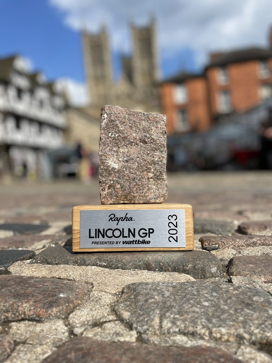 This time next week this wonderful trophy 🏆 - and it’s twin will have new owners! Come to Lincoln to see who takes them home! The Rapha Lincoln GP presented by Wattbike is almost here! @rapha @wattbike @BritishCycling #lincoln #lincolngp #raphalincolngp #lincolngrandprix