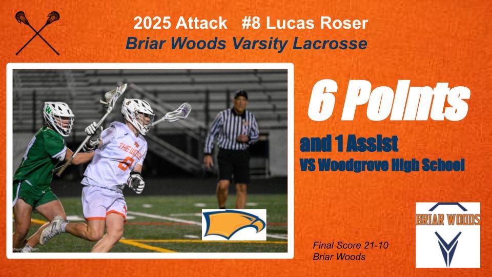 Having a great season so far, one week away from playoffs and a great game against woodgrove with 6 points and 1 assist on varsity. <a href="/andrejones1185/">Coach Andre Jones</a>