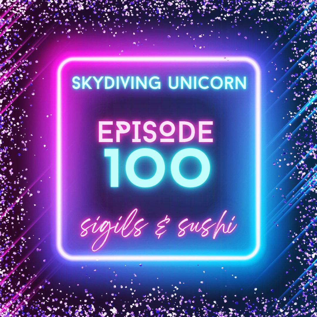 NiaQuinnWrites's tweet photo. Sigils &amp; Sushi Episode 100 is LIVE! 
✨ Skydiving Unicorn ✨ 

Wherein we have a little 🤏 drama 😂

Read on Kindle Vella:
https://t.co/wuor5YQyDj

Read on Laterpress:
https://t.co/A4MyhtEgag https://t.co/G0YRTliT8N