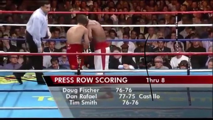 DanRafael1's tweet photo. On night of legendary Corrales-Castillo I -- best fight I've ever seen or covered -- I was asked by @ShowtimeBoxing to be one of the 3 ringside media unofficial judges along with @dougiefischer (then MaxBoxing) & Tim Smith (then NY Daily News), 18 years ago today. #boxing https://t.co/8meF4cMJez