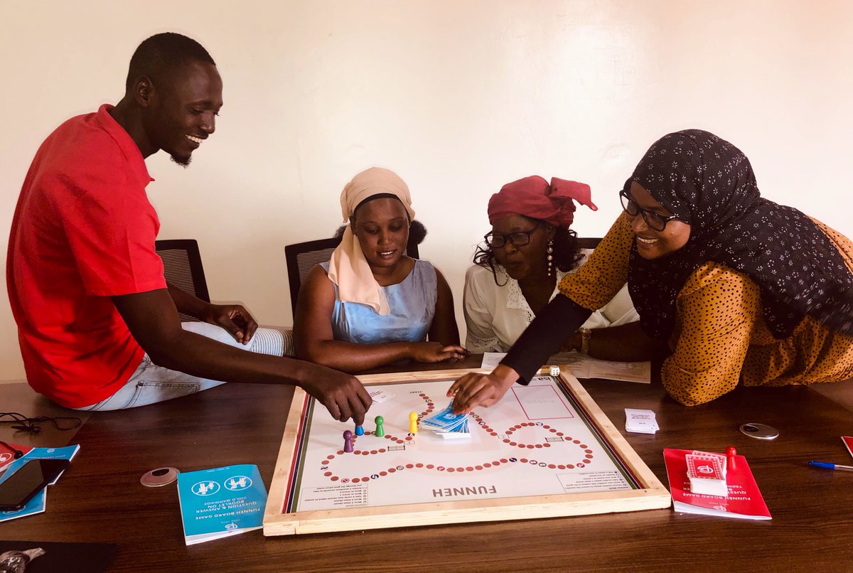 GirlsPrideGam's tweet image. Have you ever tried to learn or educate others on complex issues such as the laws against child marriage, FGM &amp;amp; GBV? Well, the struggle is over.
You can learn &amp;amp; educate others on the laws against Child Marriage, FGM &amp;amp; GBV through gamification.
#Laws #FunnehBoardGame 
#SSWH #IDRC