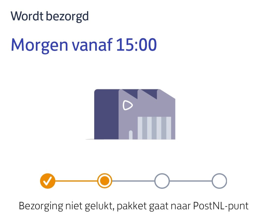 SabineGankema's tweet photo. @PostNL Geen busje, geen deurbel, geen bezorger gespot. Hij/zij zal wel geen zin gehad hebben. Terwijl ik keurig thuis ben gebleven hiervoor, bewust laten leveren op zondag i.v.m. de urgentie. Klasse. Dit is zeker niet de eerste keer, jullie beginnen te lijken op DHL. #Klacht https://t.co/beL2j9ktgc