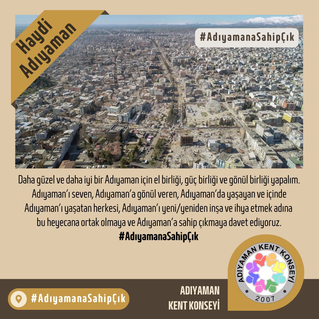 #AdıyamanaSahipÇık