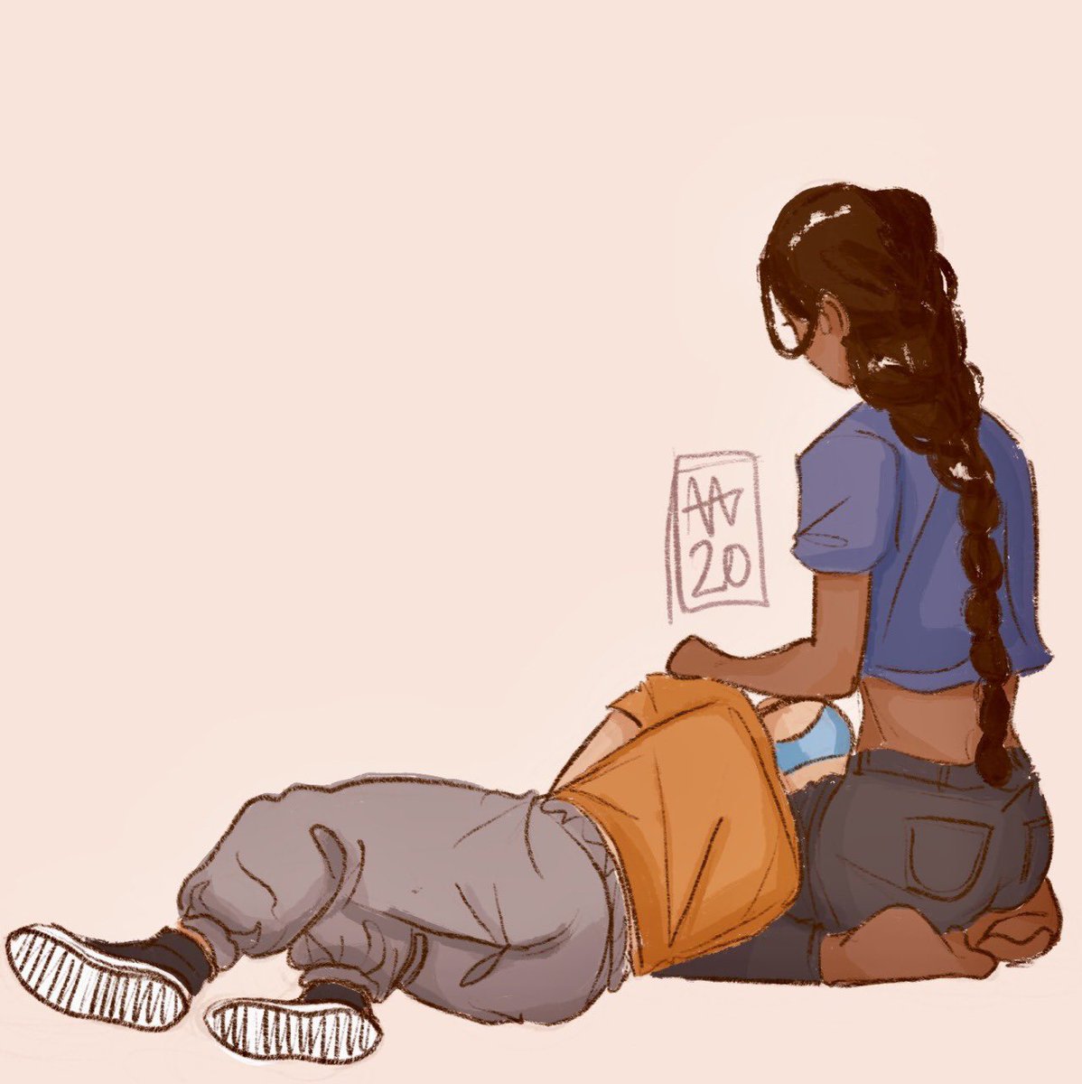 kataangthinker's tweet photo. hc where aang loves taking naps with katara 🤍

modern kataang 🎨 by avaarts https://t.co/gOqg5GrEox