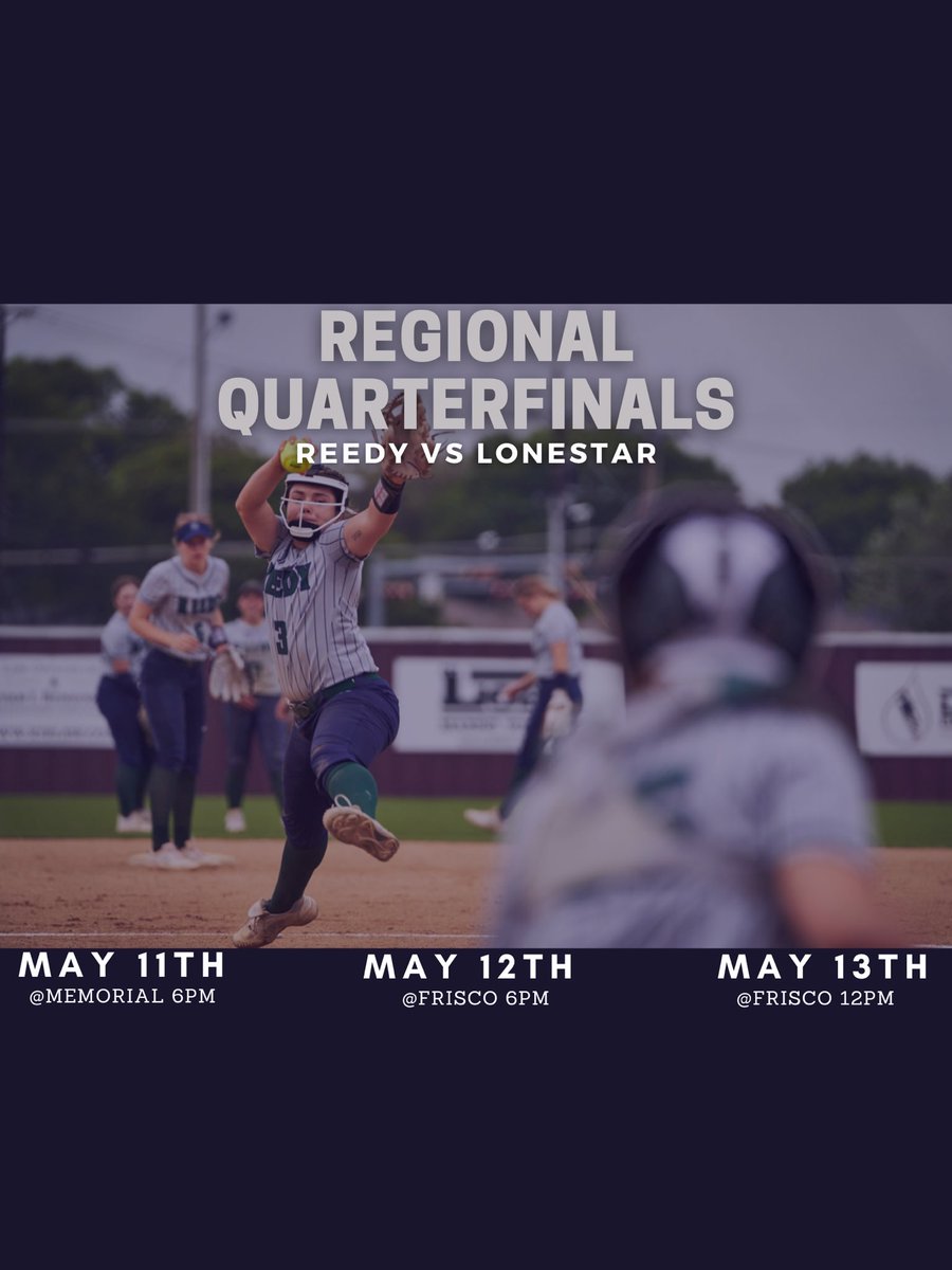Reedy_Softball's tweet photo. Round 3 Info: 🥊🥎🔥🦁
#time2hunt #roadtoaustin #roarlionsroar #soitbegins https://t.co/WP2fmUWkKn