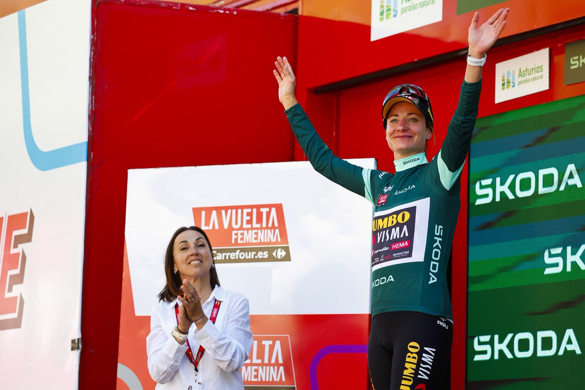 🇪🇸 #LaVueltaFemenina   

What a week <a href="/marianne_vos/">Marianne Vos</a> had! 🤩

🥇 TTT win and two stage victories.
🔴 Riding in the leader's jersey for three days.
🏆 Winning the points classification.