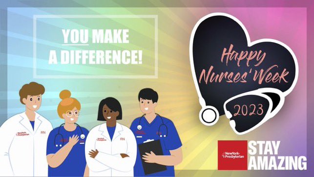 It’s Nurses Week!  The nurses at <a href="/nyphospital/">NewYork-Presbyterian</a> are the finest you will find anywhere. It’s a privilege to work alongside our nurses and their leaders every day!  @WillieMManzano #Nurses_Week2023