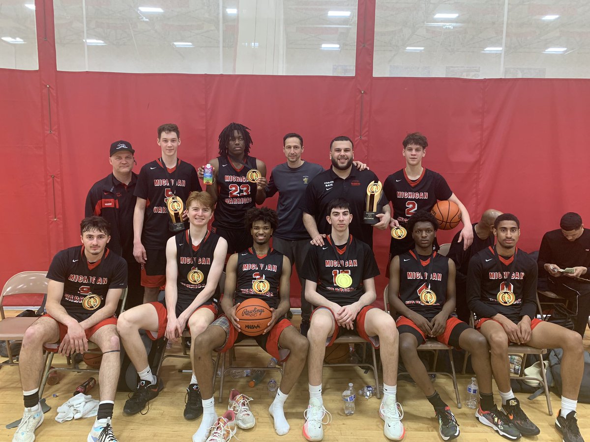 Congrats to the 11th grade Gold Bracket Champions Michigan Warriors