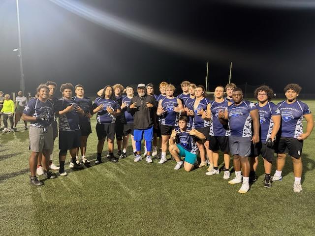 soneworleansbra's tweet photo. Round Rock @BlueGreyFB Combine was lit π₯π₯my O Line and D Line was loaded with prospects. Super Combine up next... Let's Gooooooooo #BigSexys #CoachLew https://t.co/YLsl50KSc5