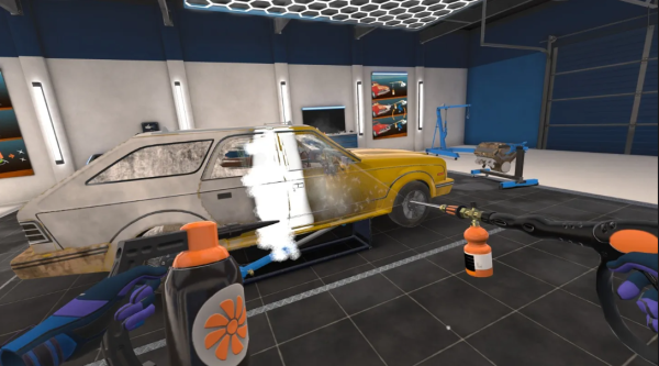 XRCentral's tweet photo. Car Detailing Simulator Comes to Quest - https://t.co/TXDXAby3UN https://t.co/3Ufuk30G2Z