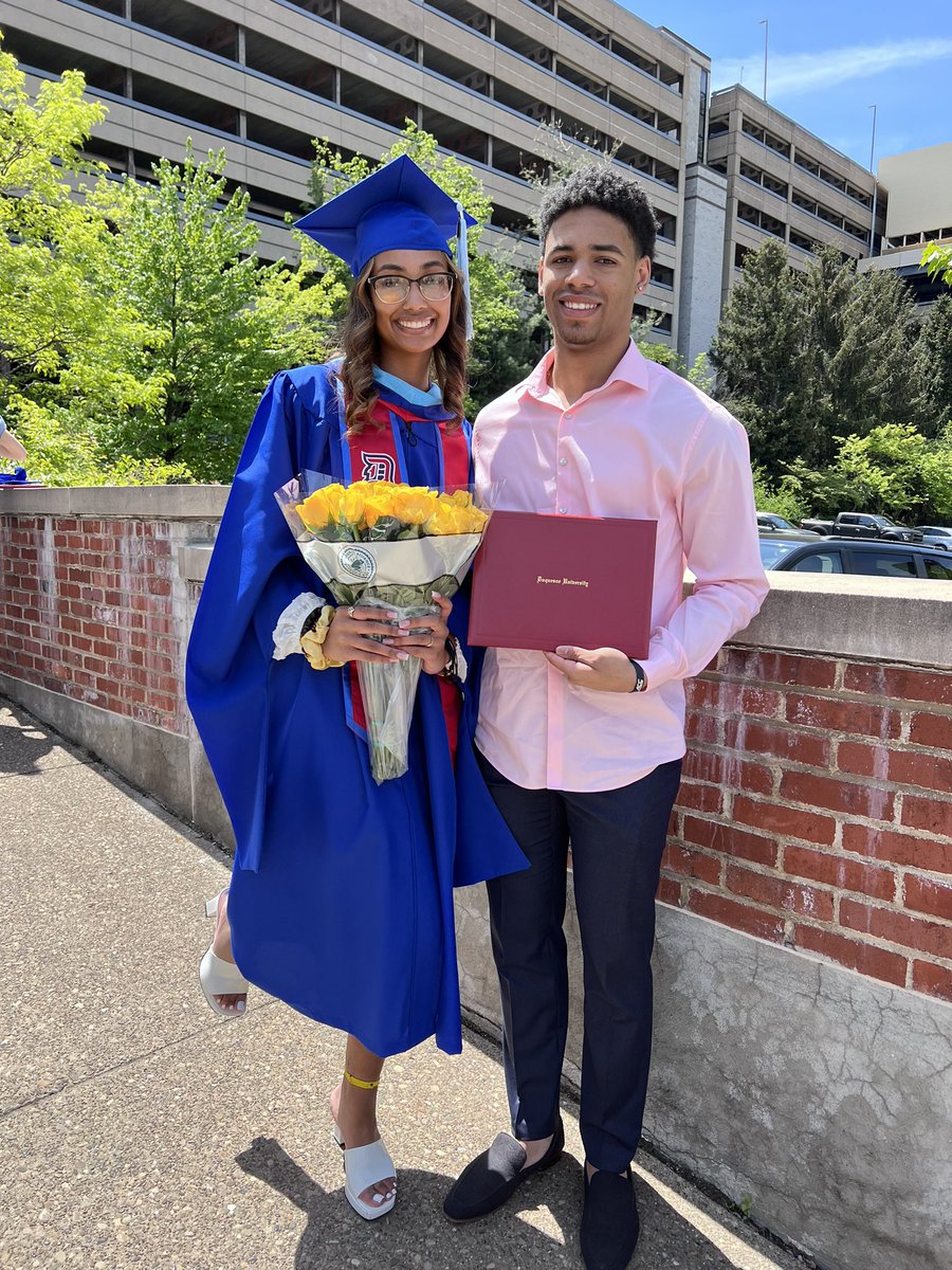 Graduated from Duquesne with my Masters in Education Administration yesterday!!