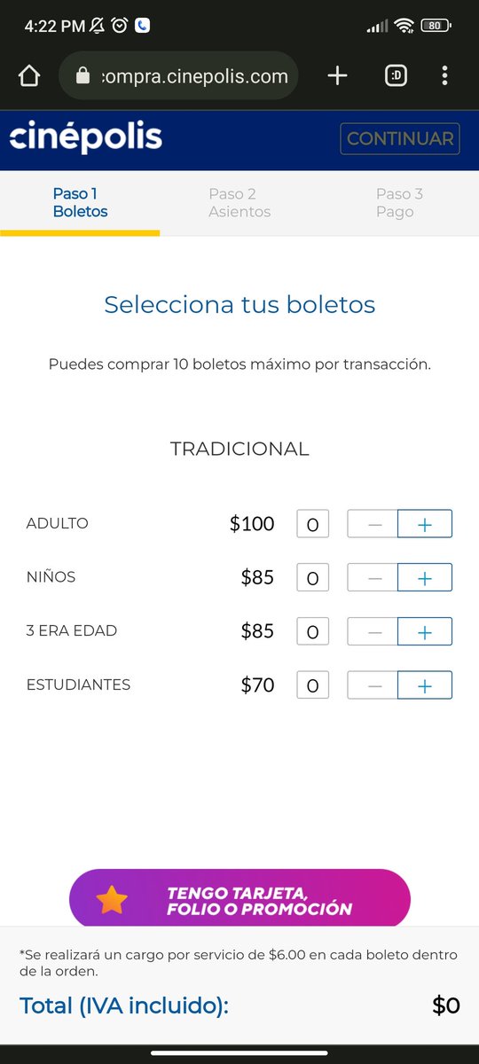 EidrianRdz's tweet photo. @Cinepolis porque en unos cines la sala tradicional está en $55 y en otras $100? Siendo la misma película, misma sala tradicional? https://t.co/RhERQIOrUO