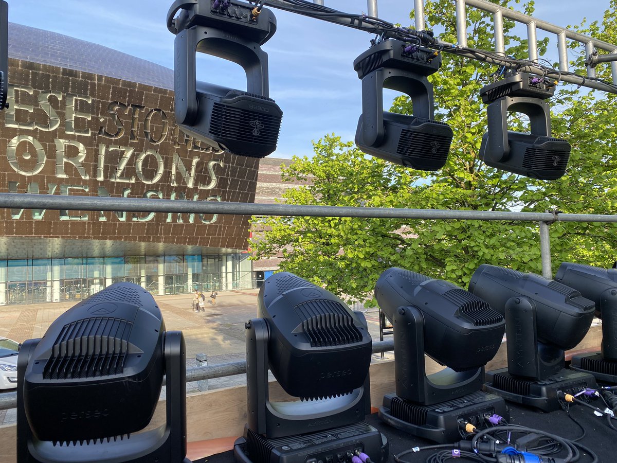 Lighting up the nation in Cardiff this evening #bs7909