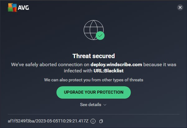 windscribecom's tweet photo. Hey @Avast @AVGFree this is bullsh!t. https://t.co/TqBIW4dkoB