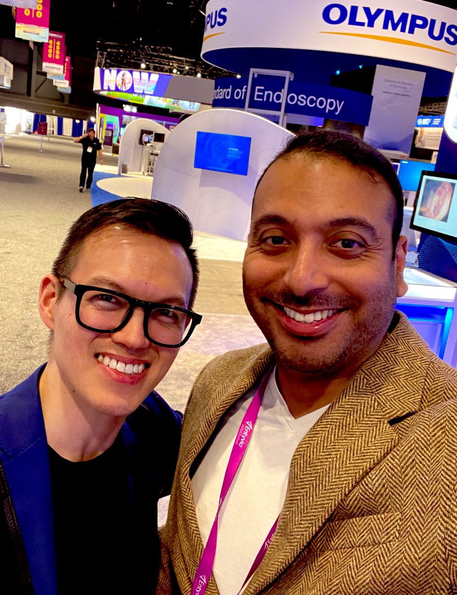 Continuing to make new connections -great meeting @AustinChiangMD today! #DDW2023 #GITwitter