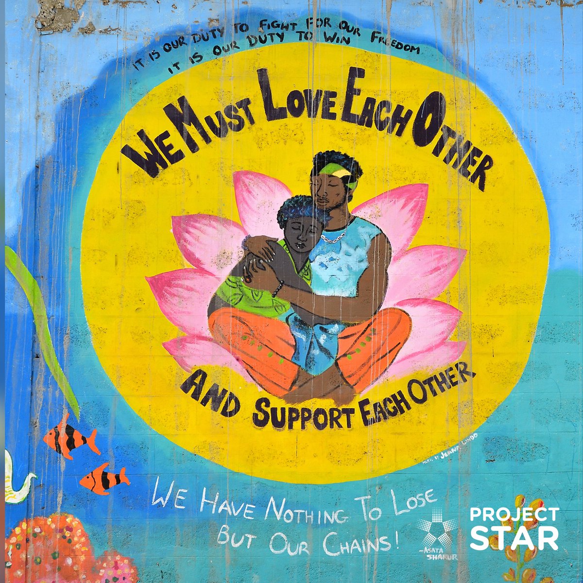 projectstarja's tweet photo. Throughout each of our communities in East Downtown Kingston and Savanna-la-mar, there are positive messages. Here's another one to help fuel your day.
#EverybodyFAHWUD #ProjectSTARJA https://t.co/LpKZ1dWfaU