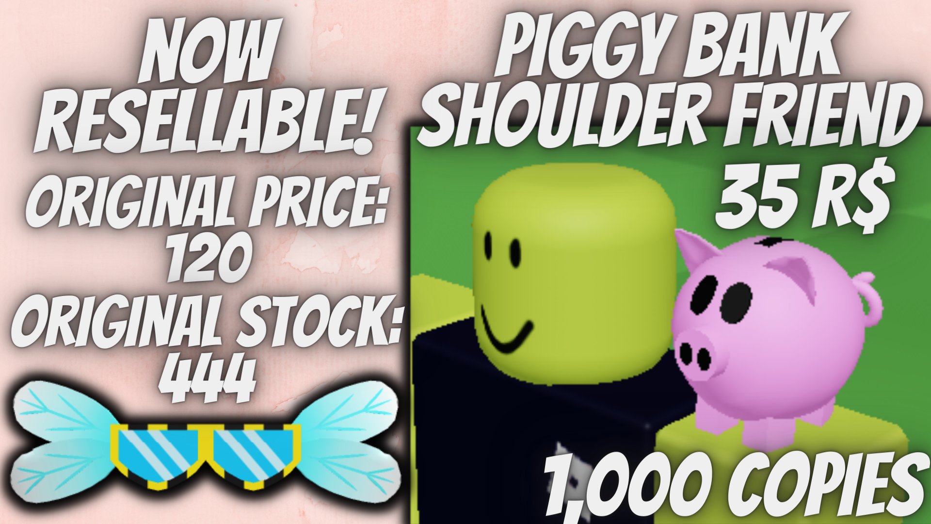 Piggy Bank Shoulder Friend