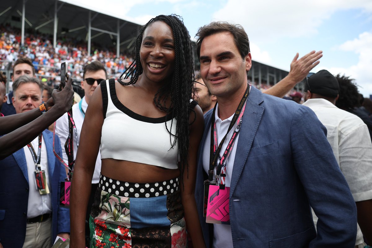 #RogerFederer #VenusWilliams #F1