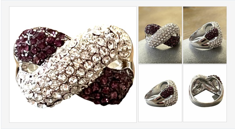 thegraydoor's tweet photo. Vintage Signed PJM Purple Amethyst Clear CZ Cross Over Ring Size 10.5 | eBay #costumejewelry #vintagejewelry #vintagecostumejewelry #jewelry #estatejewelry #signedjewelry #vintagerings 
https://t.co/CWfg2cdyGH
(Tweeted via https://t.co/mAAOTDpVXx) https://t.co/W56LXU1JGv