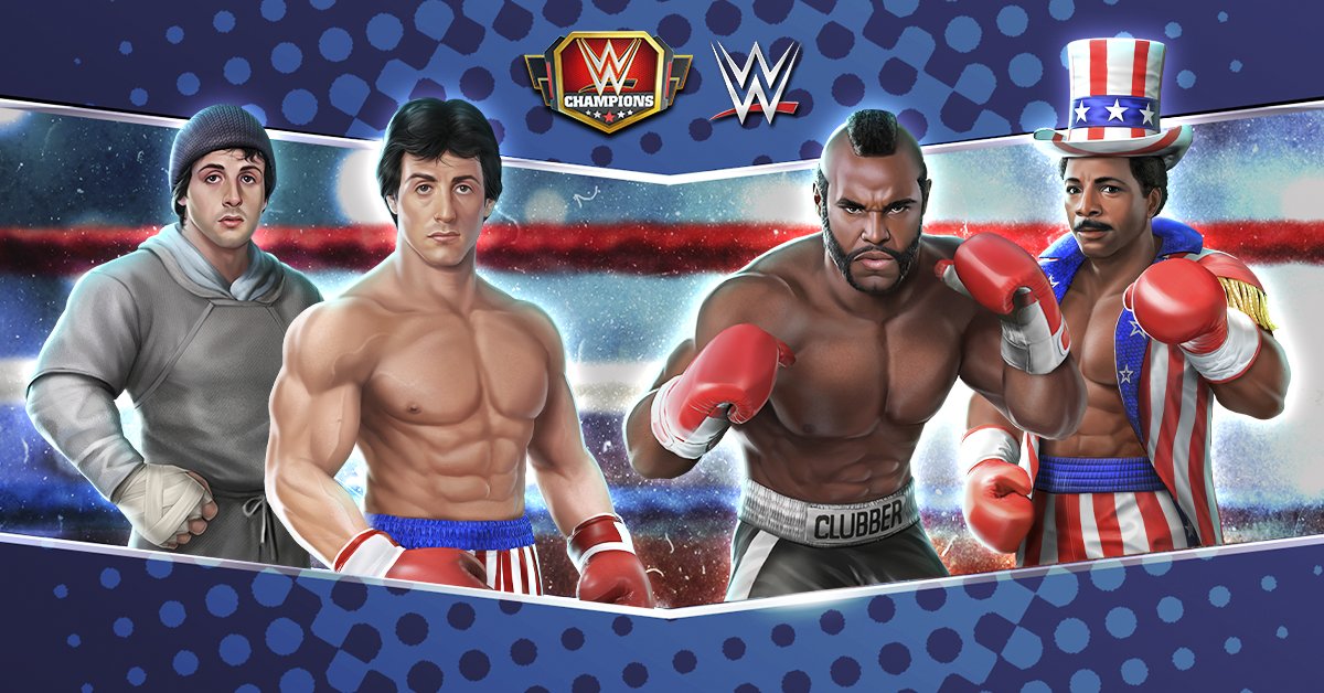 🥊 ROCKY CROSSOVER EVENT

Time to climb those stairs, just like Rocky Balboa, in WWE Champions and prevail at the TOP with awesome Rewards in our BRAND-NEW 2-Weeklong Rocky Event! 💪

📰 Visit the Blog for more info. 👉 bit.ly/3M1yWia