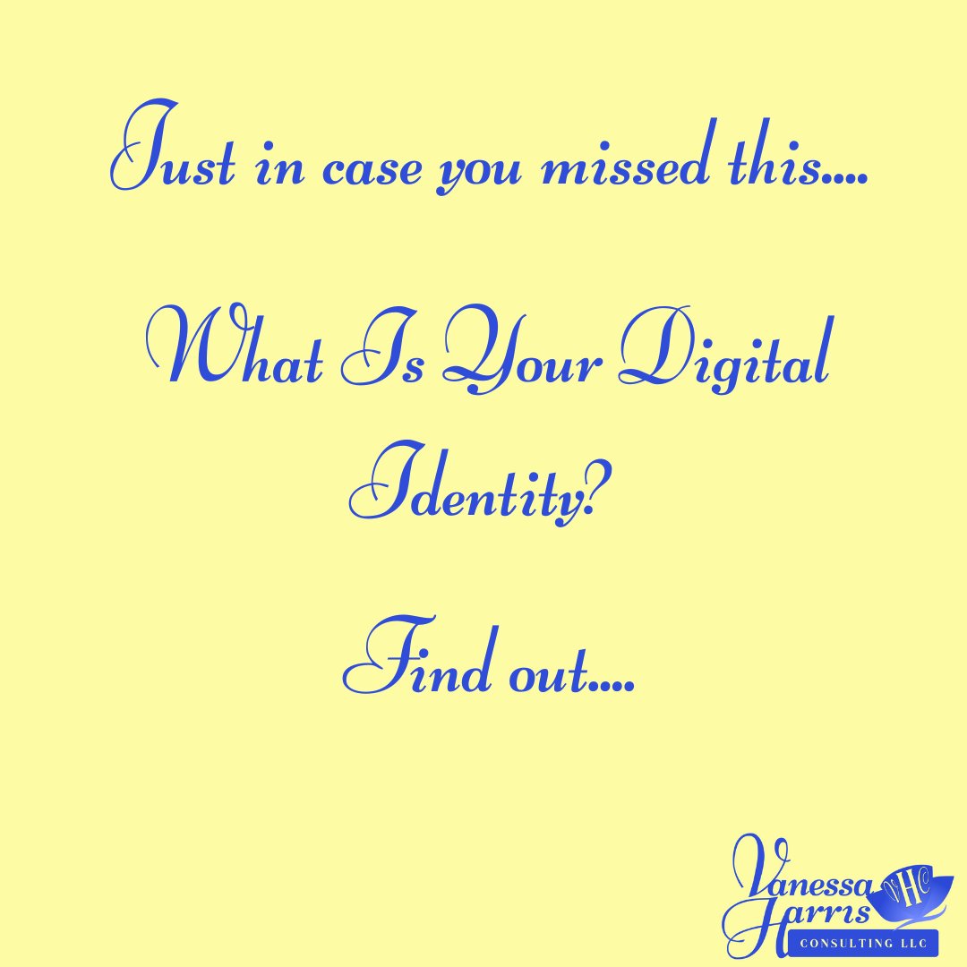 What is your digital identity?  Great information here:
👉bit.ly/418slH7

#digitalidentity
#vpn
#cybersecurity
#trendmicromaximumsecurity
#vanessaharrisconsulting
#idshield
#predatoralerts
#databreach
#reputationmanagement
#onlineprivacymanagement
#socialmediamonitoring