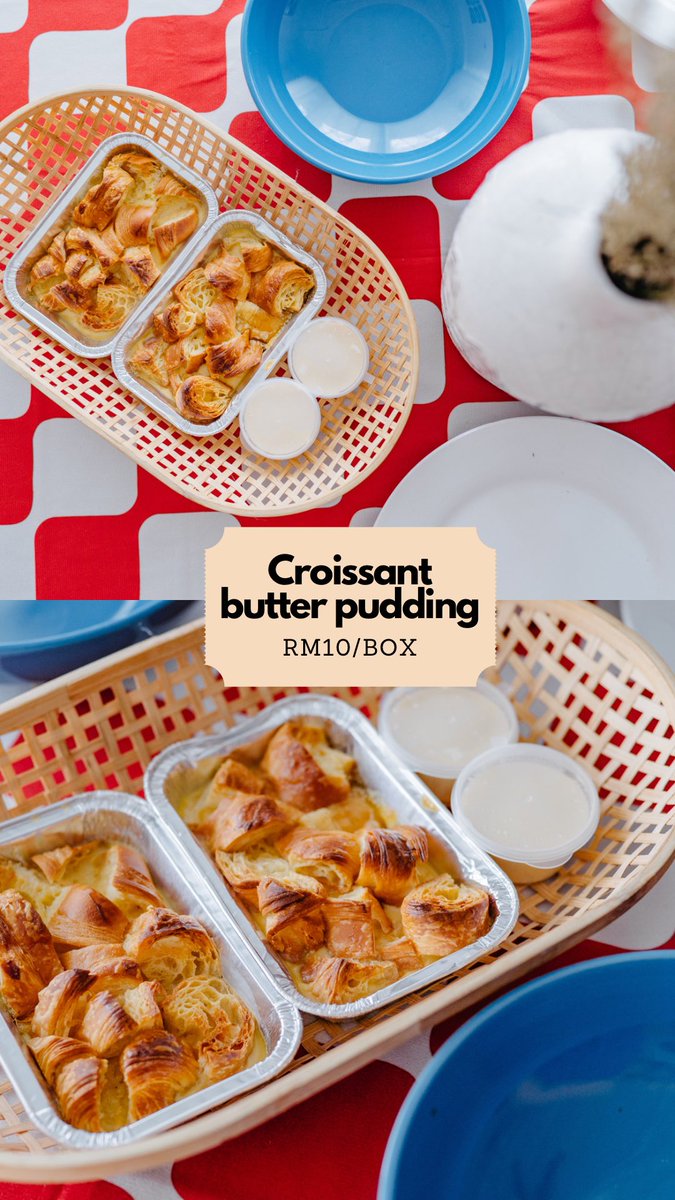 Hi orang cheras/kl sekitarnya yang nak makan croissant butter pudding boleh dapatkan di kopi saigon bandar permaisuri tau! <a href="/mieja_ibrahim/">Mieja 🇵🇸🍉</a>