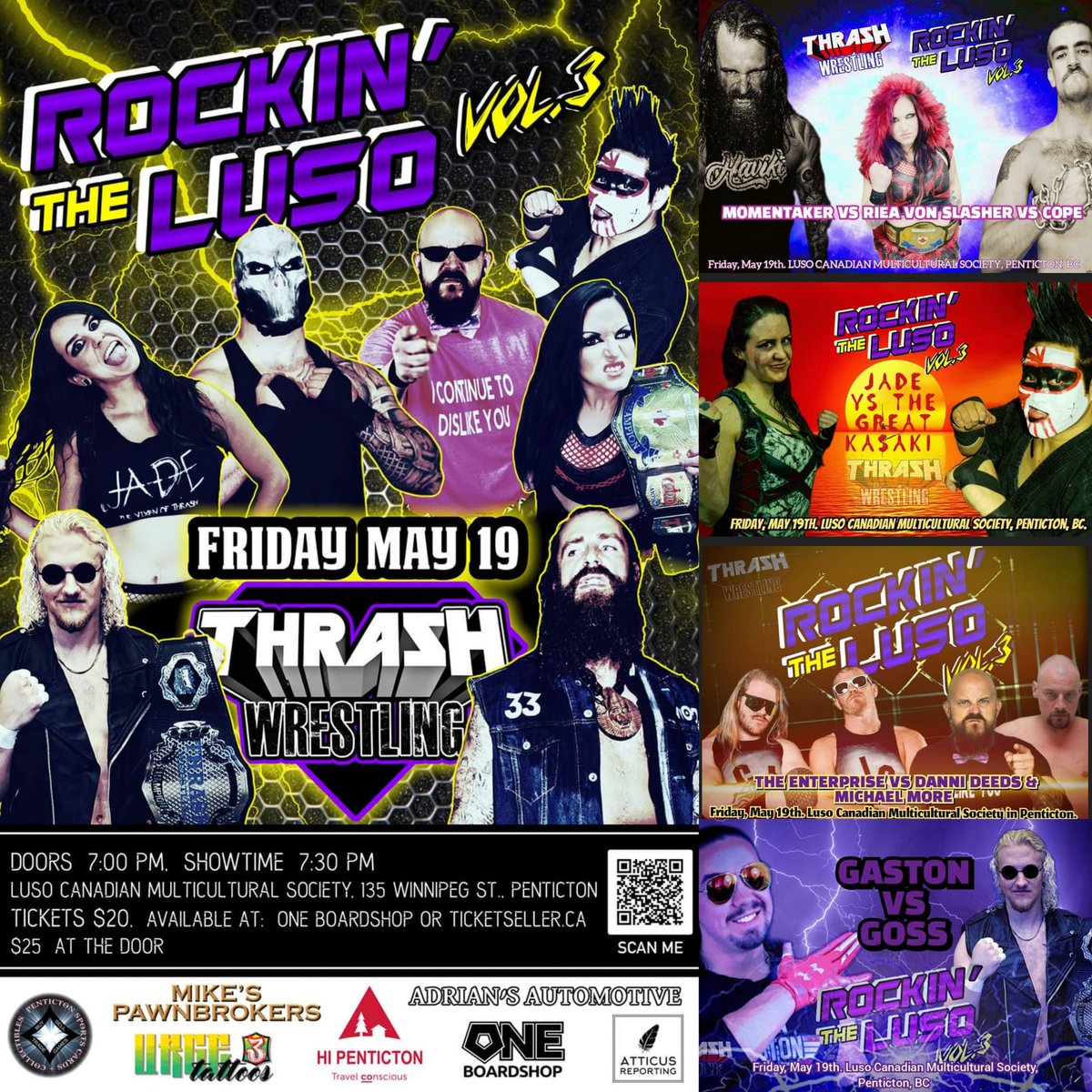 Danni Deeds (@dannideeds) on Twitter photo Less than two weeks away! Final #Penticton show before Summer!
Friday, May 19
Featuring <a href="/DanniDeeds/">Danni Deeds</a> #MichaelMore <a href="/justycider/">Justin Cider</a> <a href="/Exceptional_CJ/">Charlie Joseph</a> <a href="/RieaVonSlasher/">Riea Von Slasher</a> #Cope @TheMomentaker #SeanGaston @GossBraydon <a href="/Kasakisan/">The Great Kasaki</a> #Jade #RaydenPW and more!
Tix - ticketseller.ca/tickets/event/⦠Less than two weeks away! Final #Penticton show before Summer!
Friday, May 19
Featuring <a href="/DanniDeeds/">Danni Deeds</a> #MichaelMore <a href="/justycider/">Justin Cider</a> <a href="/Exceptional_CJ/">Charlie Joseph</a> <a href="/RieaVonSlasher/">Riea Von Slasher</a> #Cope @TheMomentaker #SeanGaston @GossBraydon <a href="/Kasakisan/">The Great Kasaki</a> #Jade #RaydenPW and more!
Tix - ticketseller.ca/tickets/event/ā¦