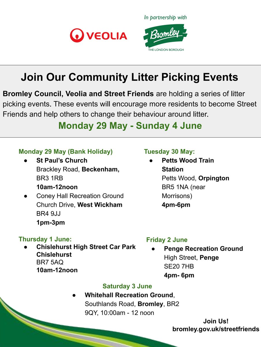 Litter picking anyone?