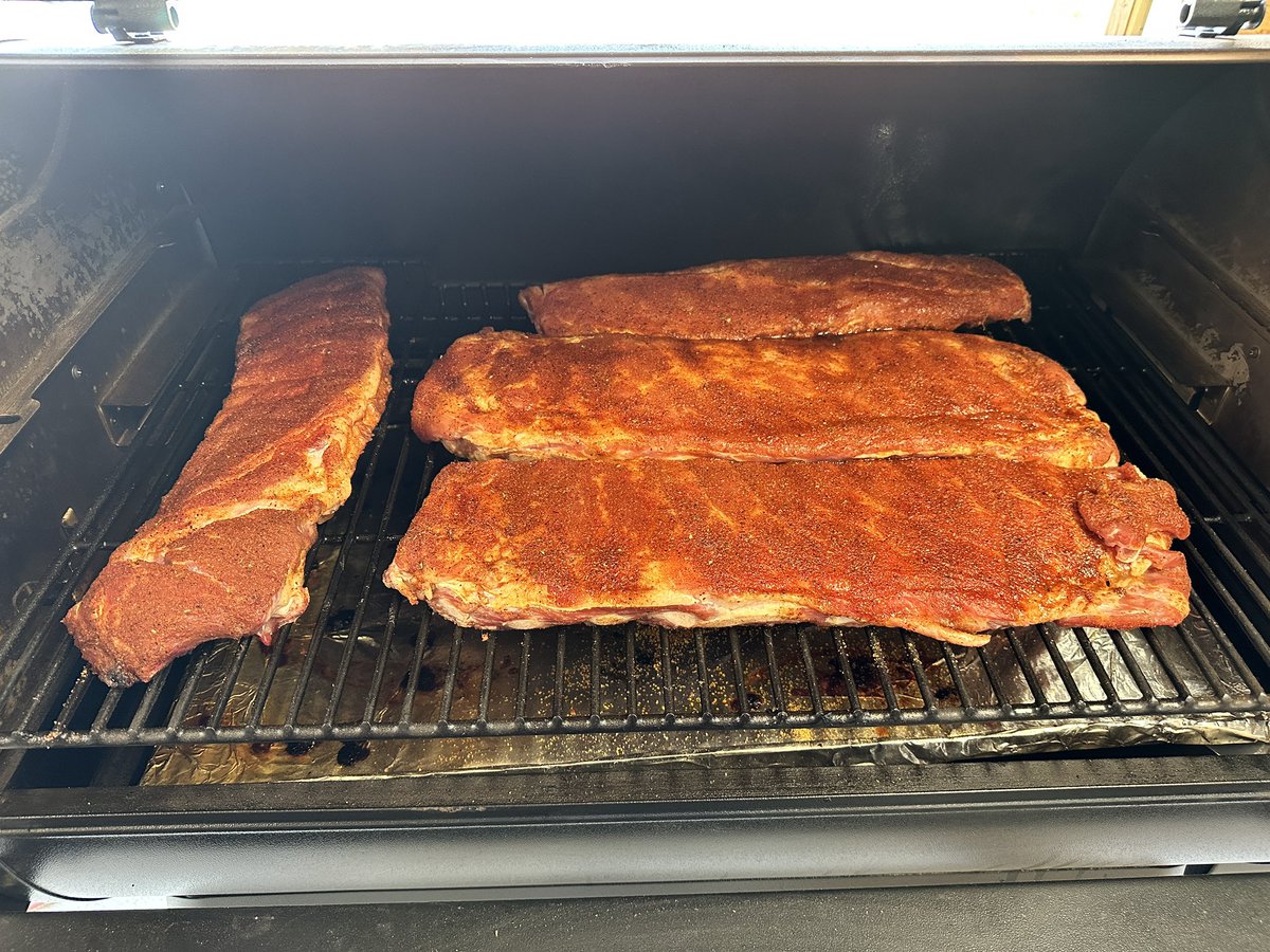 CoachBudke's tweet photo. Saturday may be for the boys….but Sunday is for the smoker. #MeatClub @CoachMartin8 @CoachMcDown https://t.co/YcQsH5xIa4