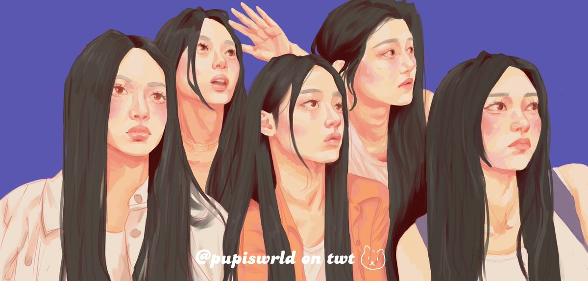 pupiswrld's tweet photo. hi !! ♡ I'm new in #artwt and I'm looking for #moots #artmoots <3

#newjeansfanart #newjeans #kpopfanart #fanart #digitalart @ArtMutuals https://t.co/NNGUGX9HrB